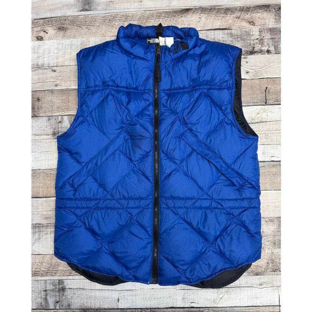 Vintage The North Face 700 Fill Goose Down Puffer Vest Blue Outdoor Retro Unisex
